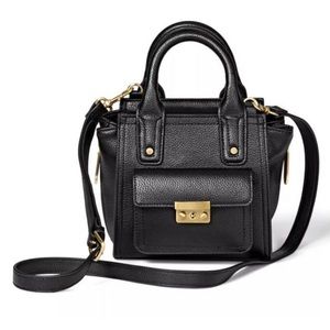 New Phillip Lim 3.1 Target Black Handbag Gold